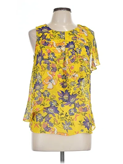 Pre-owned Hd In Paris Sleeveless Blouse In Yellow