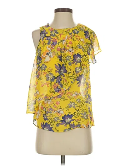 Pre-owned Hd In Paris Sleeveless Blouse In Yellow