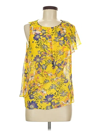 Pre-owned Hd In Paris Sleeveless Blouse In Yellow