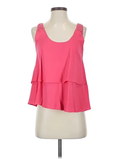 Pre-owned Hd In Paris Sleeveless Top Pink Sweetheart Neckline Tops