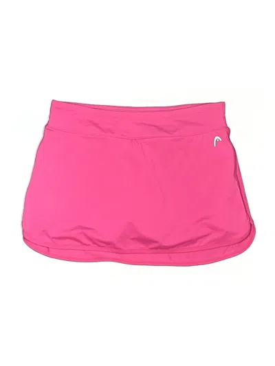 Pre-owned Head Active Skirt In Pink