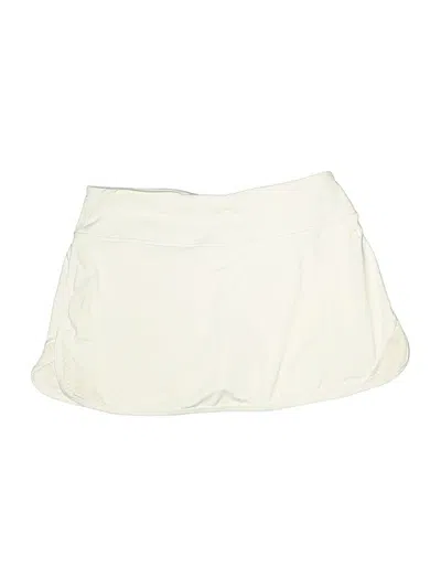 Pre-owned Head Active Skort In Ivory