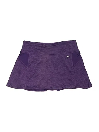 Pre-owned Head Active Skort In Purple