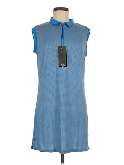 Head Casual Dress In Blue