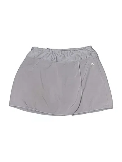 Pre-owned Head Casual Skirt In Gray