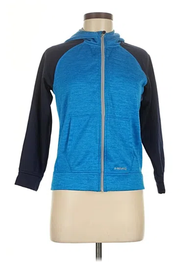 Pre-owned Head Fleece Jacket In Blue