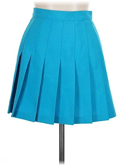 Pre-owned Head Formal Skirt In Teal