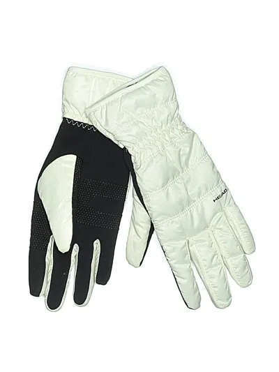 Pre-owned Head Gloves In White