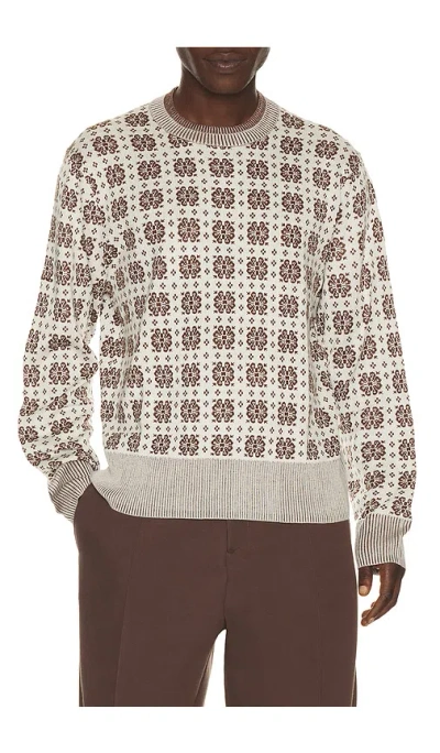 Head Golf Knit Crewneck In Cream