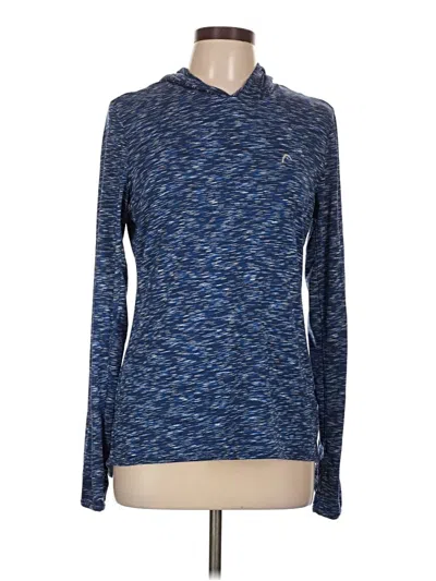 Pre-owned Head Long Sleeve Top Blue Cowl Neck Tops