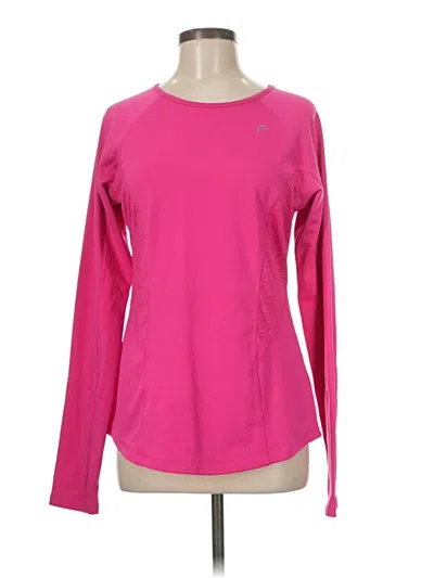 Pre-owned Head Long Sleeve T-shirt In Pink