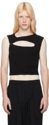Head Of State Ssense Exclusive Black Tank Top In Black
