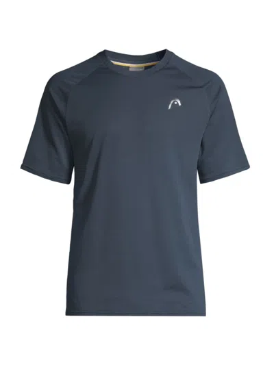 Head Sportswear Men's Performance Raglan-sleeve T-shirt In Navy