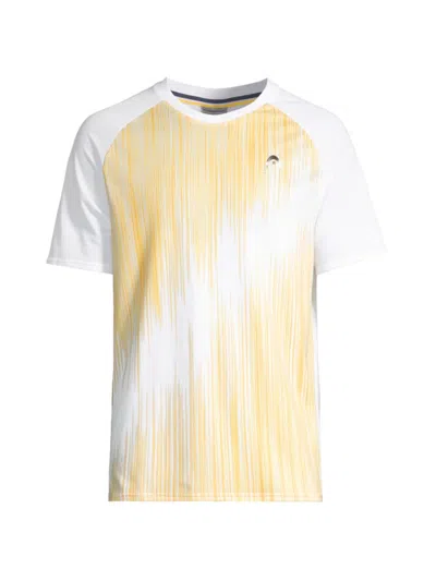 Head Sportswear Men's Performance Raglan-sleeve T-shirt In Print White