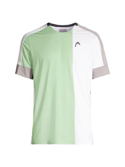 Head Sportswear Men's Play Tech Crewneck T-shirt In White