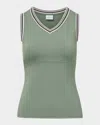 Head Sportswear X Veronica Beard Spin Striped-trim Tank Top
