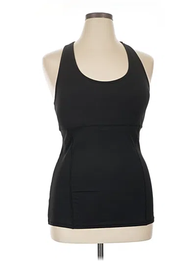 Pre-owned Head Tank Top Black Halter Neckline Tops