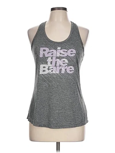 Pre-owned Head Tank Top Gray Halter Neckline Tops