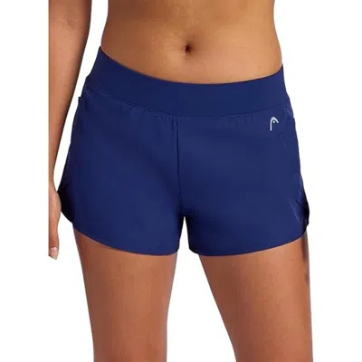 Head Vigor Shorts Womens Medieval Blue 3" Inseam Mid Rise Performance Dsgl532