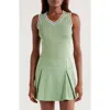 Head Stripe Knit Tank In Green