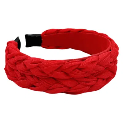 Headbands Of Hope Blushing Braid Headband In Red