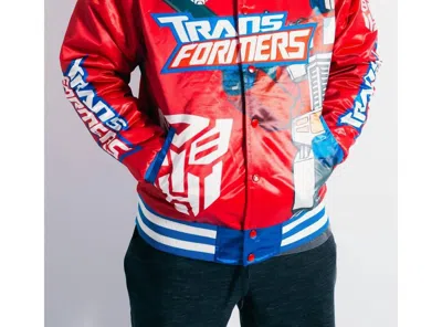 Headgear Classics Optimus-prime Transformers Satin Jacket In Red | ModeSens