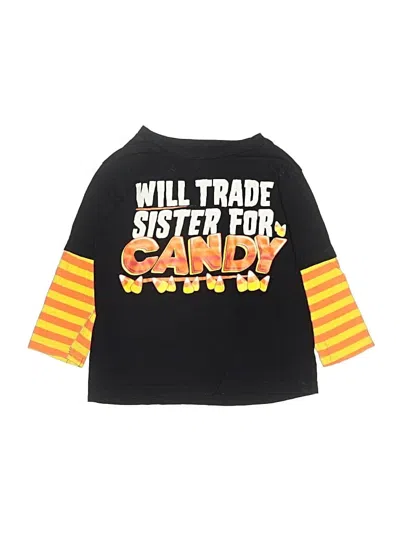 Pre-owned Headline Entertainment Kids' 3/4 Sleeve T-shirt In Black