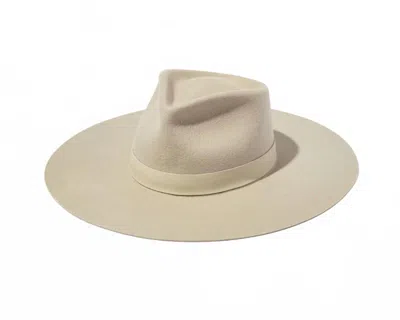 Heads Of State Hat Co. Women's The Teardrop Fedora In Silver Sand In Gray