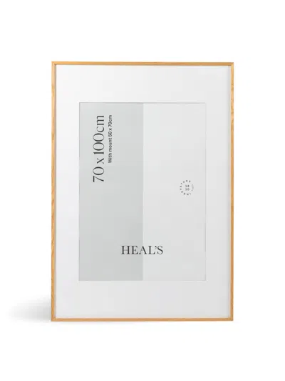 Heal's Gallery Frame Mount In Oak 50 X 70 In Light Wood