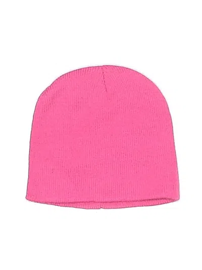 Pre-owned Healthtex Kids' Beanie Hat In Pink