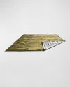 Healthyline Heat Reflective Survival Mylar Thermal Space Blanket, Set Of 100 In Gold/silver