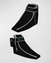 Healthyline Portable Heated Gemstone Foot Pad Inframat Pro In Black