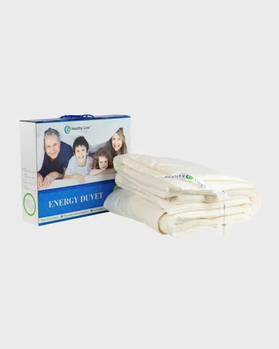 Healthyline Tourmaline Magnetic Energy Twin Duvet Comforter In White