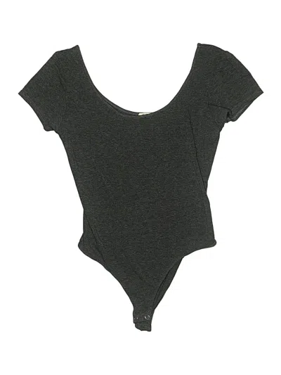 Pre-owned Heart & Hips Bodysuit In Gray
