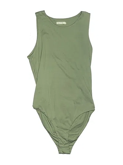 Pre-owned Heart & Hips Bodysuit In Green