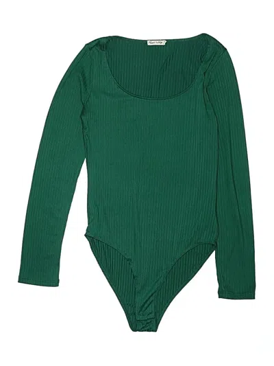 Pre-owned Heart & Hips Bodysuit In Green