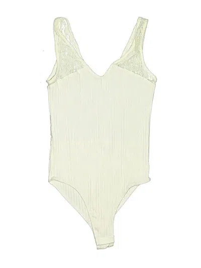 Pre-owned Heart & Hips Bodysuit In Ivory