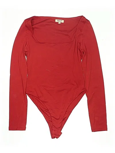 Pre-owned Heart & Hips Bodysuit In Red