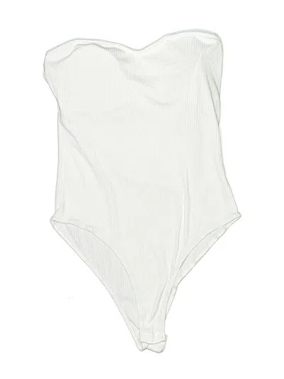 Pre-owned Heart & Hips Bodysuit In White