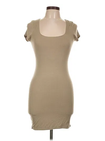 Pre-owned Heart & Hips Casual Dress In Brown