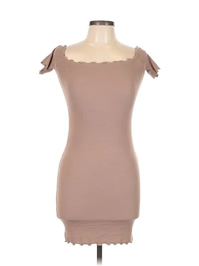 Pre-owned Heart & Hips Casual Dress In Brown