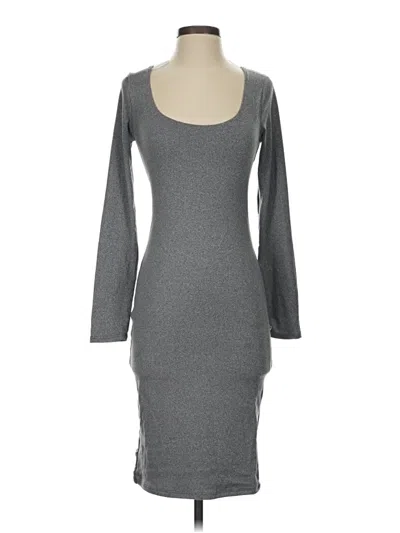 Pre-owned Heart & Hips Casual Dress In Gray