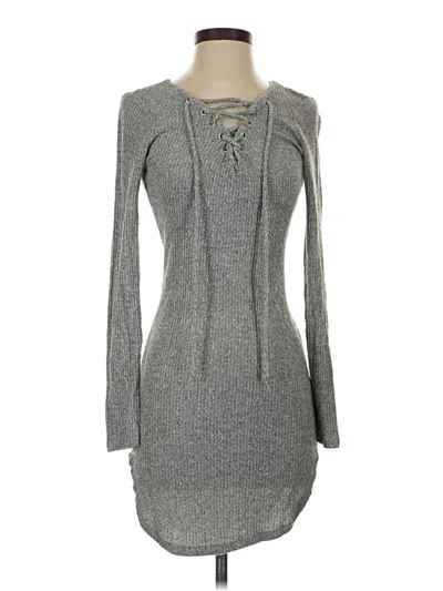 Pre-owned Heart & Hips Casual Dress In Gray