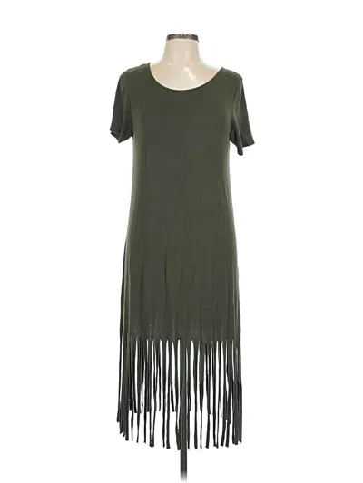 Pre-owned Heart & Hips Casual Dress In Green