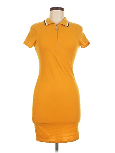 Pre-owned Heart & Hips Casual Dress In Orange