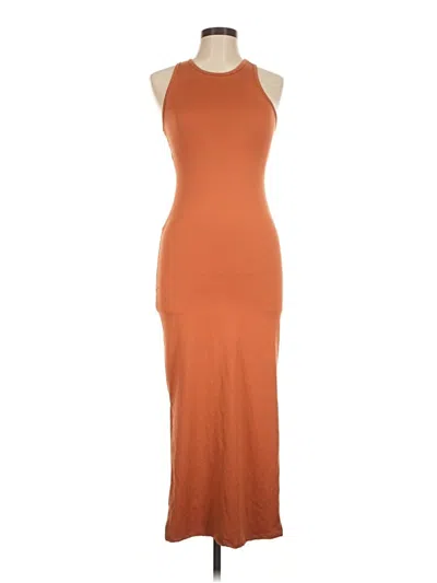 Pre-owned Heart & Hips Casual Dress In Orange