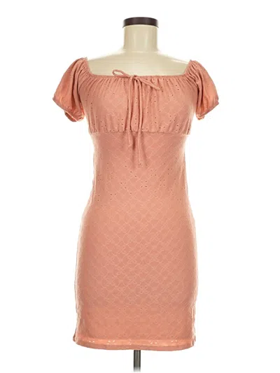 Pre-owned Heart & Hips Casual Dress In Orange