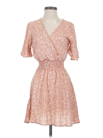 Pre-owned Heart & Hips Casual Dress In Pink