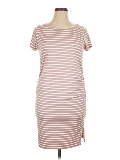 Pre-owned Heart & Hips Casual Dress In Tan