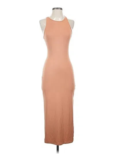 Pre-owned Heart & Hips Casual Dress In Tan